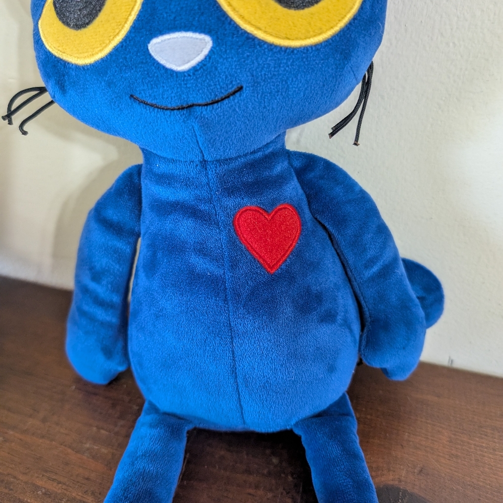 Pete The Cat Kohl's Care 15" Cat Plush Stuffed Animal 2023 Red Heart EUC - Picture 9 of 10